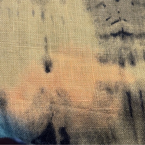 BRYNE WALKER Sz S Tunic Asymmetrical Cowl Neck Tie Dye Pattern Oversized - Picture 13 of 14